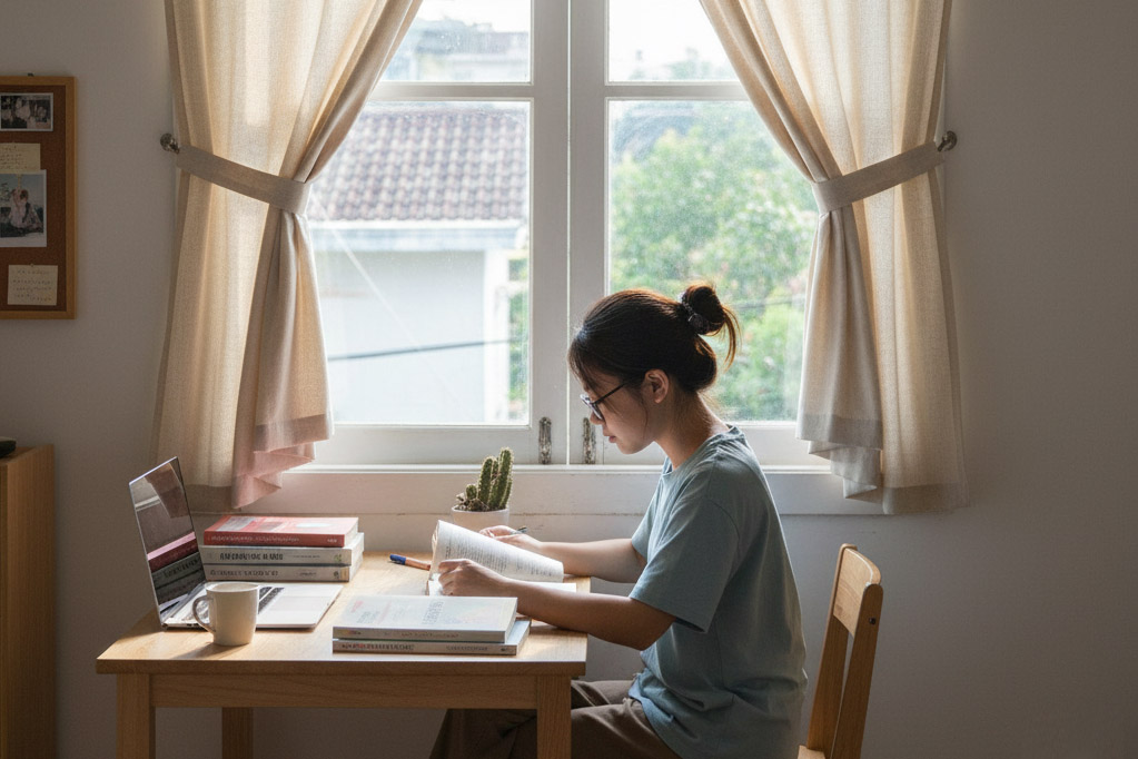 Chuyên lắp rèm sinh viên giá rẻ tại Hòa Khánh, Liên Chiểu - Đà Nẵng.