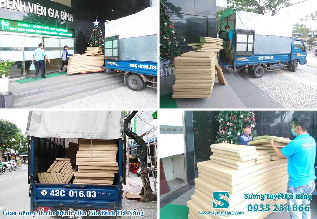 Sương Tuyết là xưởng chuyên cung cấp nệm cho bệnh viện gia đình.