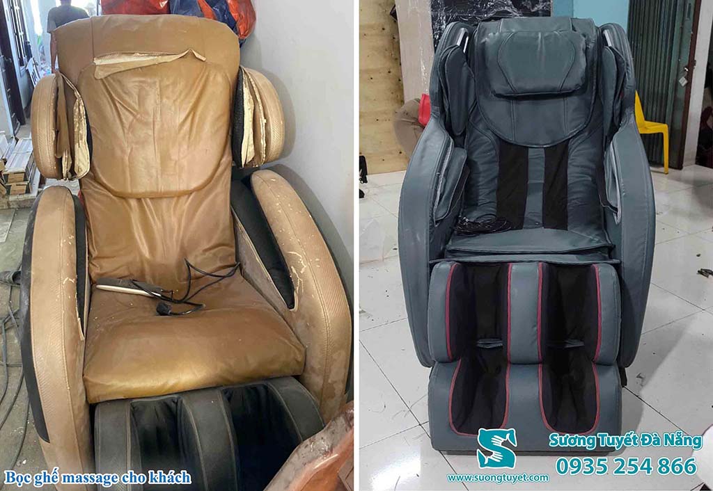 Cần bọc ghế massage Đà Nẵng hãy liên hệ Sương Tuyết.