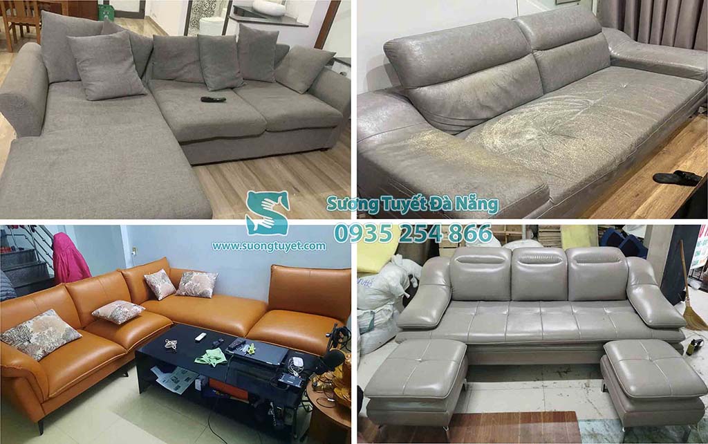 Mui nệm Sương Tuyết hơn 20 năm bọc sofa Đà Nẵng.