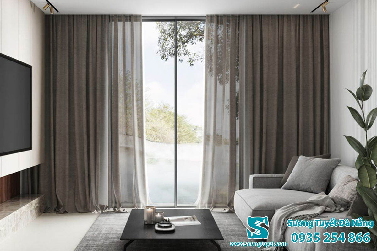 Một phong cách tương tự nhưng với tông xuyệt tông cả 2 lớp đều màu xám.