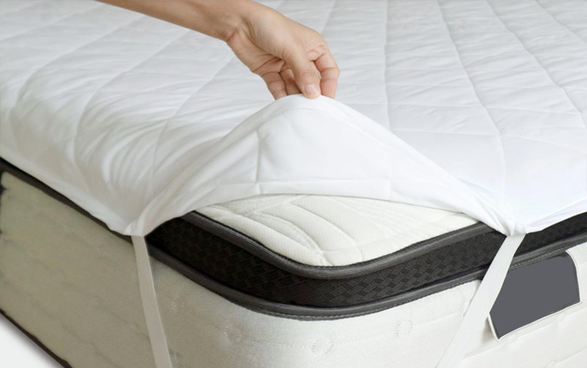 Bảo vệ nệm có tác dụng bao bọc bề mặt nệm được sạch sẽ.