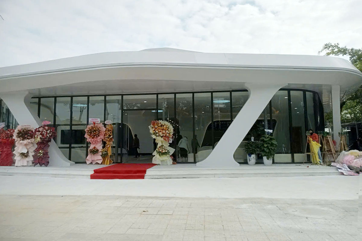 Tòa nhà Elysia được thiết kế hiện đại, kiến trúc đẹp.