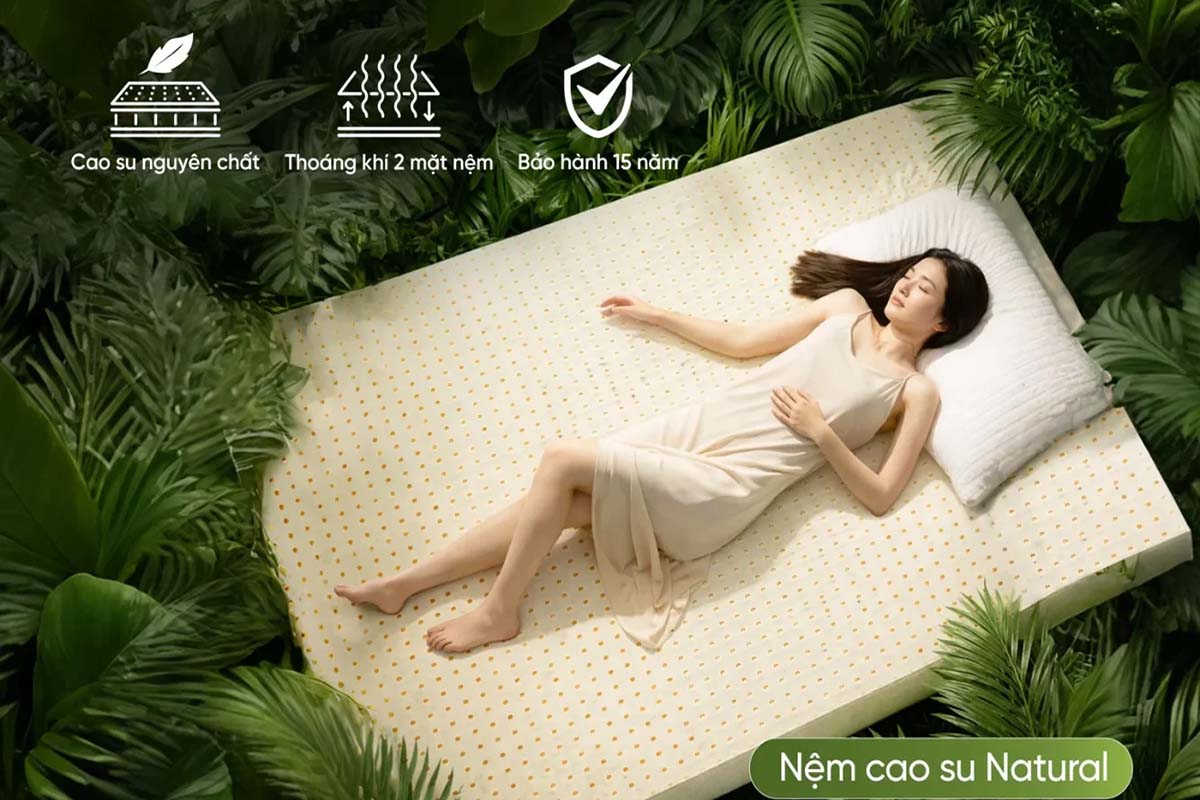 Các khách sạn 5 sao luôn ưu tiên dùng nệm cao su hoặc nệm lò xo siêu tốt.