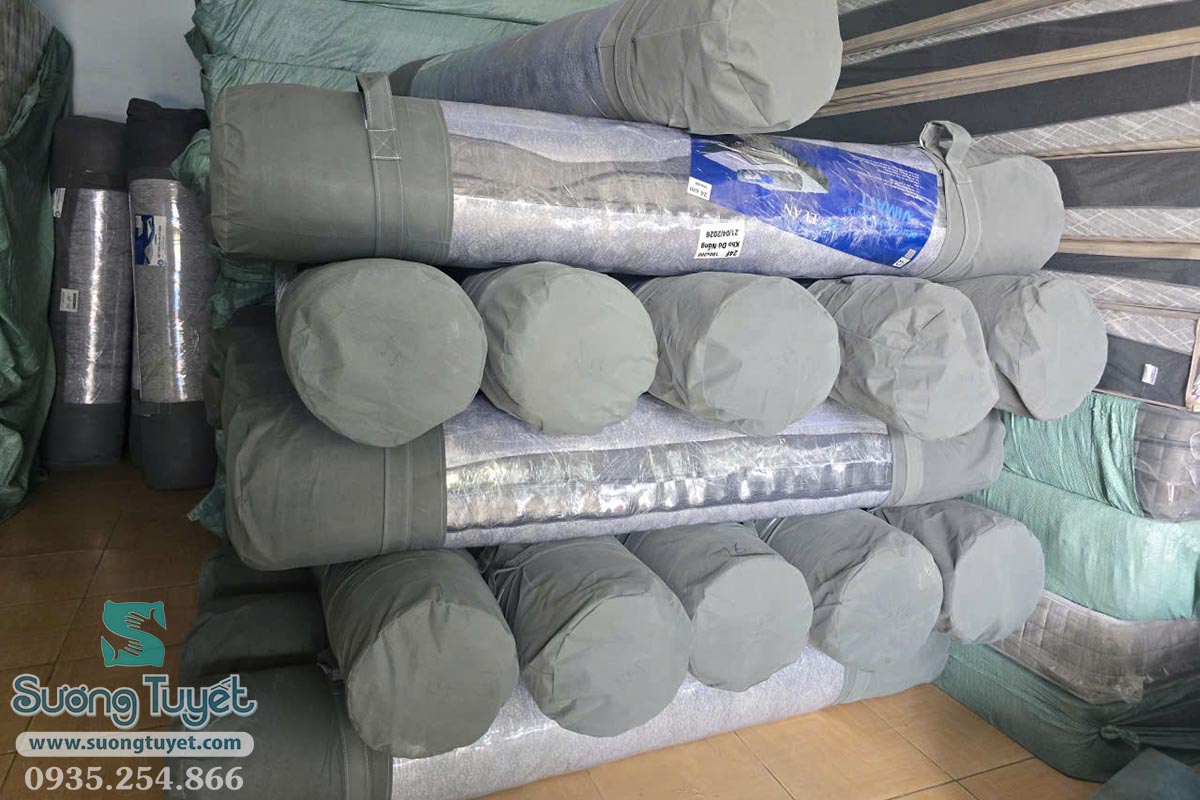 Thiết kế ép cuộn hút chân không giúp tiết kiệm kho, dễ vận chuyển.