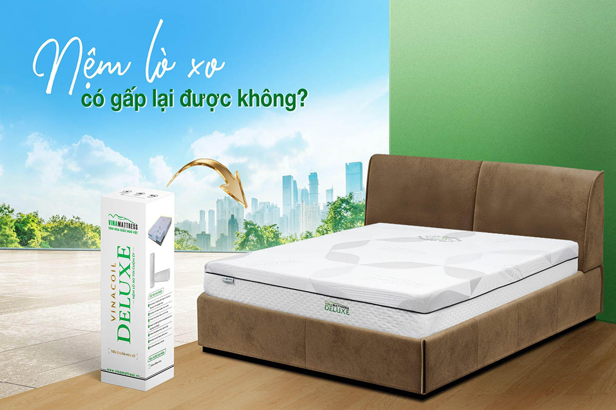 Nệm lò xo túi nay đã có dạng gấp cho khách sạn.