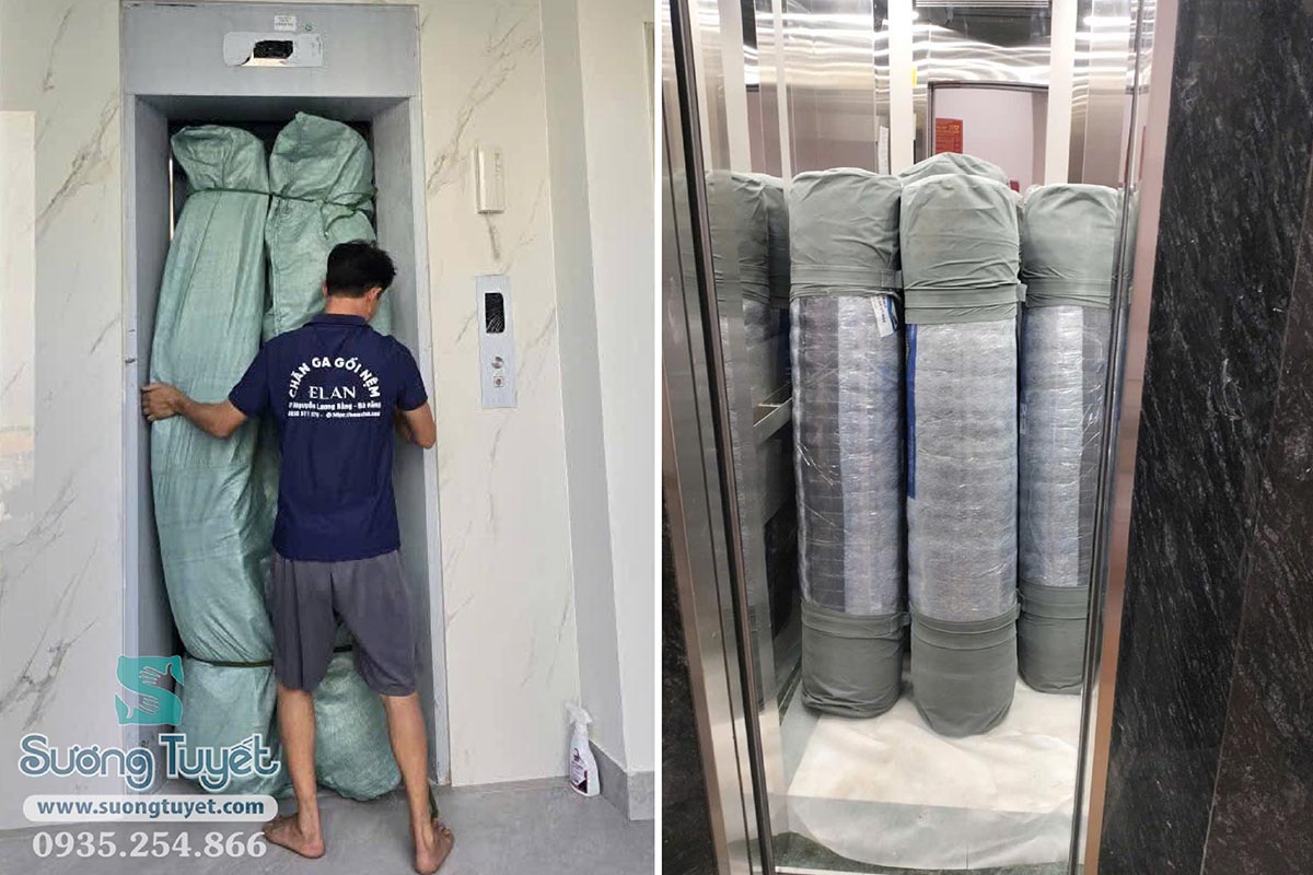 Thang máy, cầu thang nhỏ hẹp không còn là đáng lo nữa.