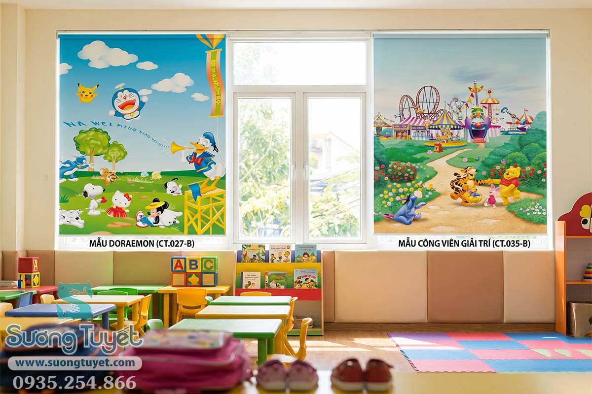 Không thể thiếu các nhân vật truyền thống như vịt Donal hay gấu và mật...