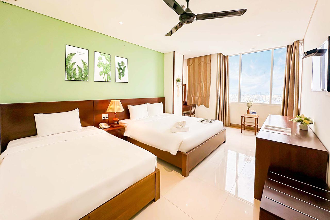 Sương Tuyết là xưởng may chăn ga tại chỗ.