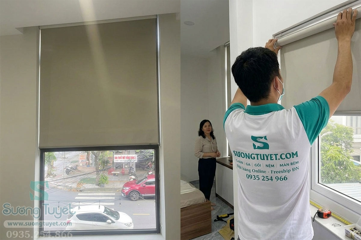 Trong các dòng rèm thì mẫu rèm sáo cuộn giá rẻ nhất và cũng rất bền.