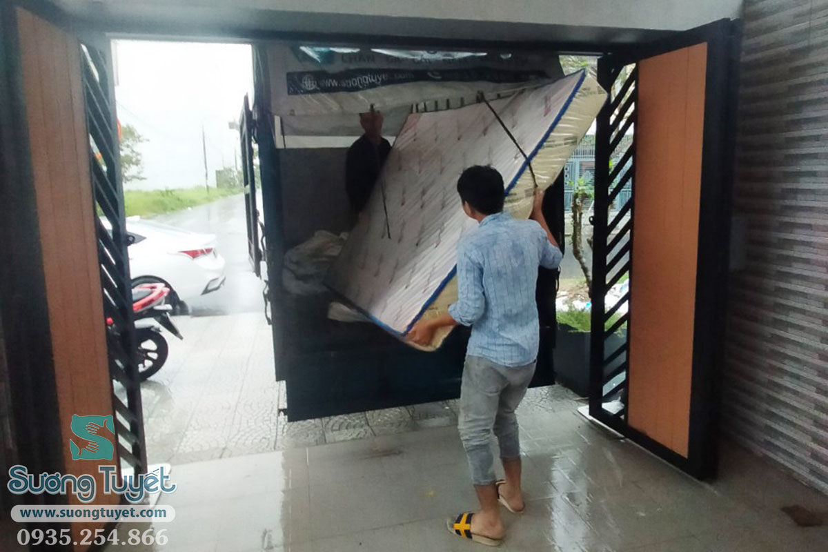 Không quản ngại nắng mưa, đâu cần là nệm Sương Tuyết có.