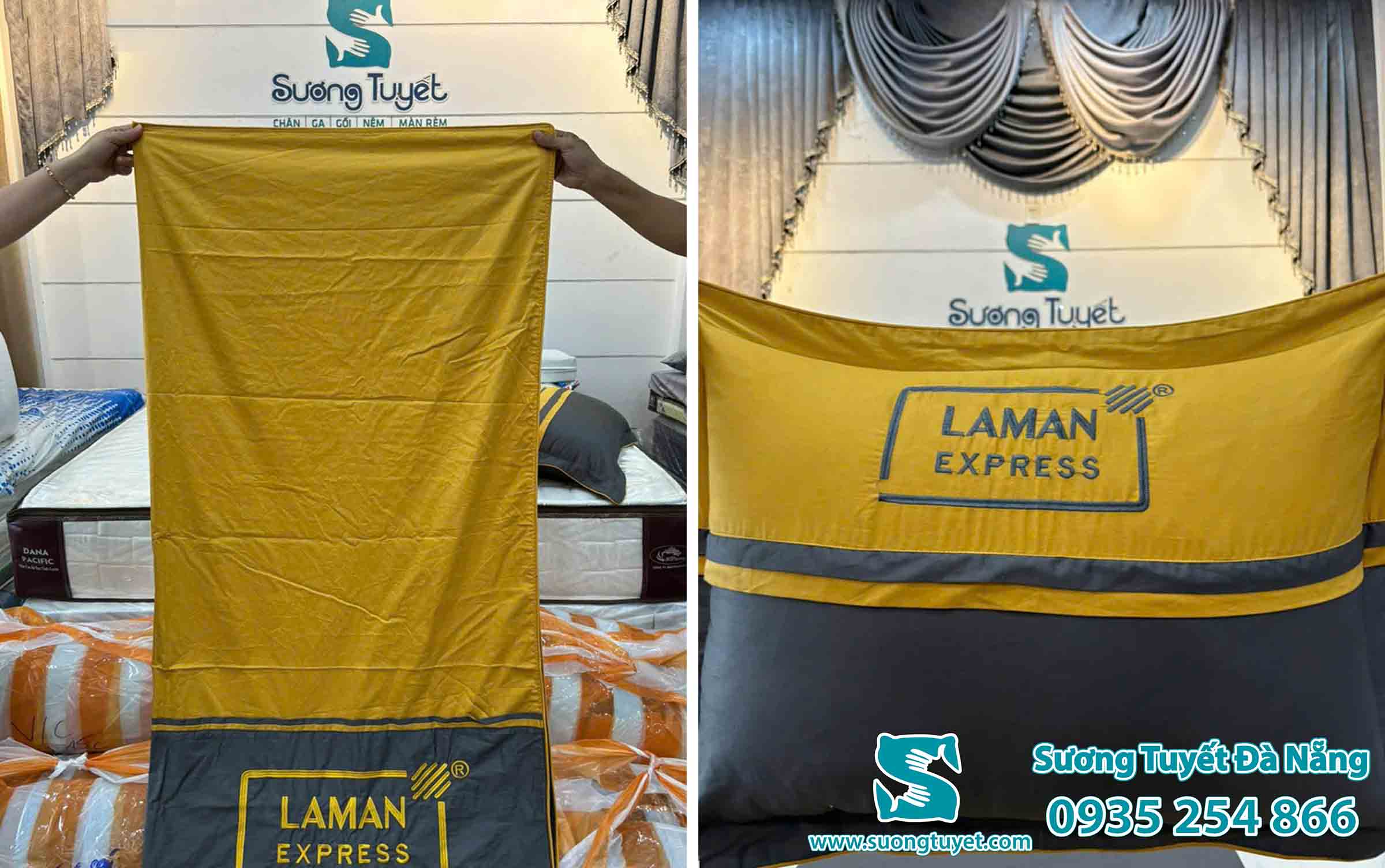 Vải kate silk suôn mượt ít nhăn, bền bỉ.