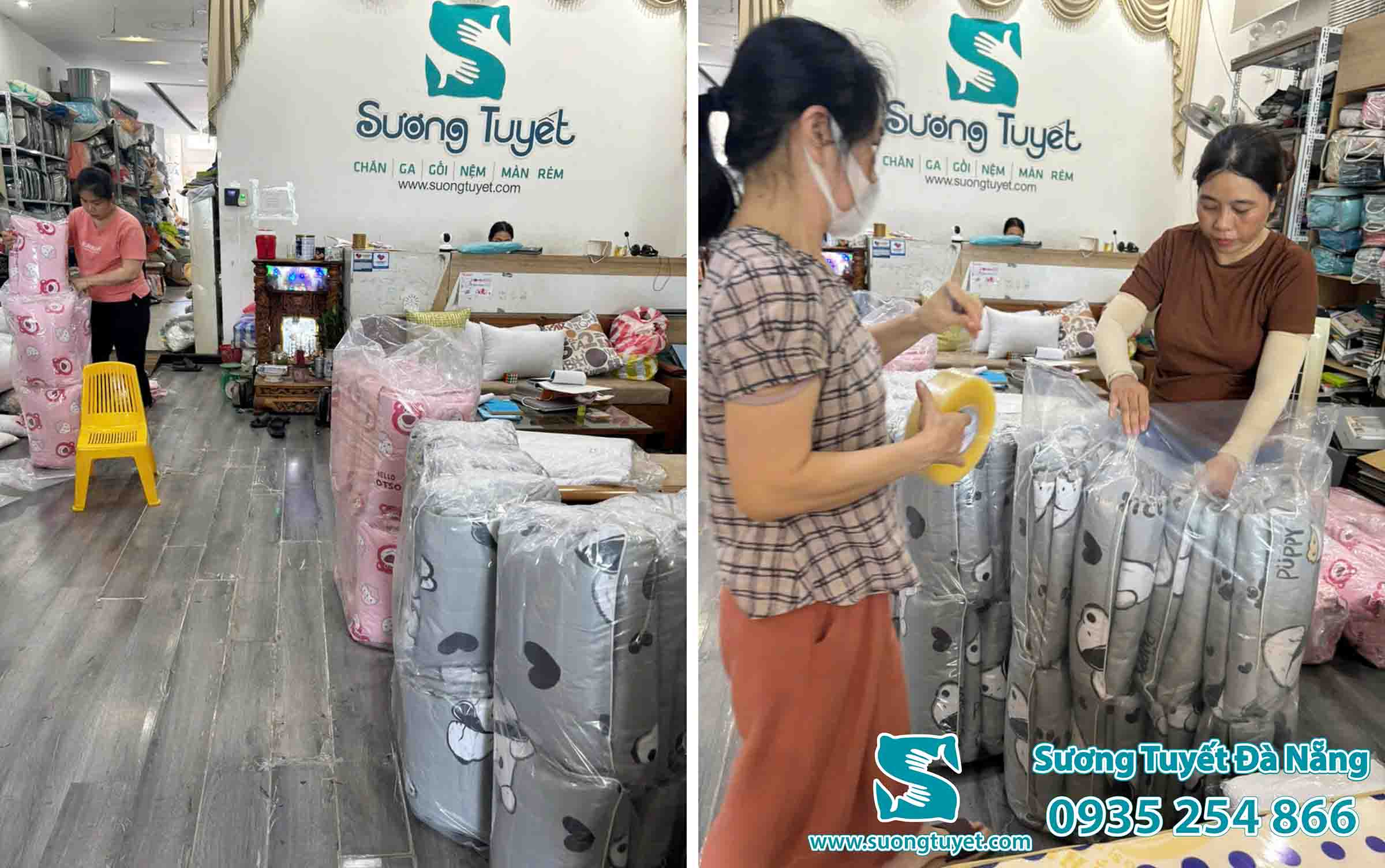 Tất bật chuẩn bị đơn hàng cho chuyến hành trình.