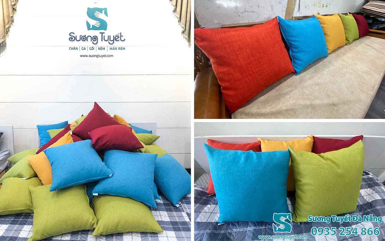 Sương Tuyết Đà Nẵng bán gối tựa sofa giá sỉ.
