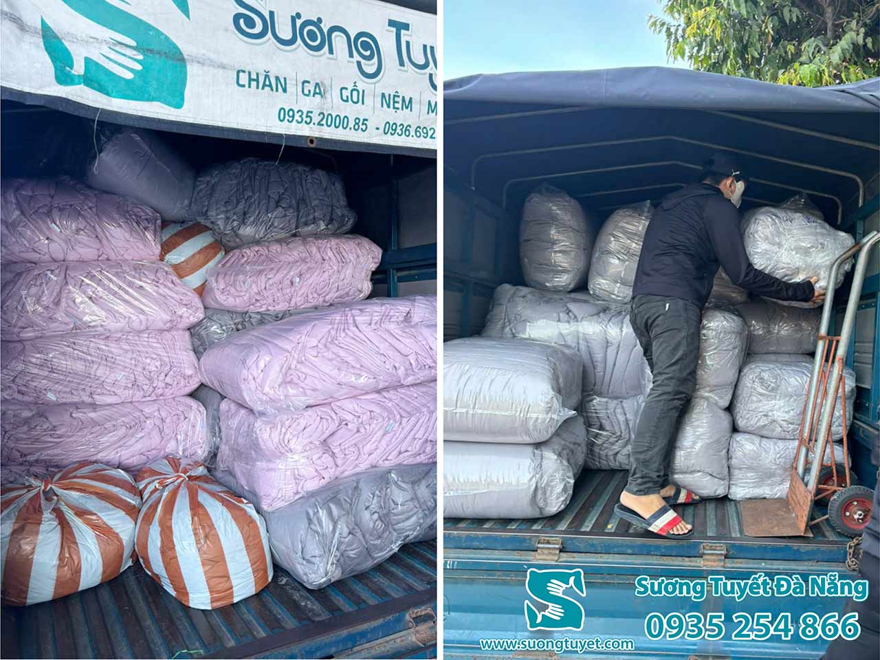 Chăn ga gối nệm Sương Tuyết cung cấp trên toàn quốc.