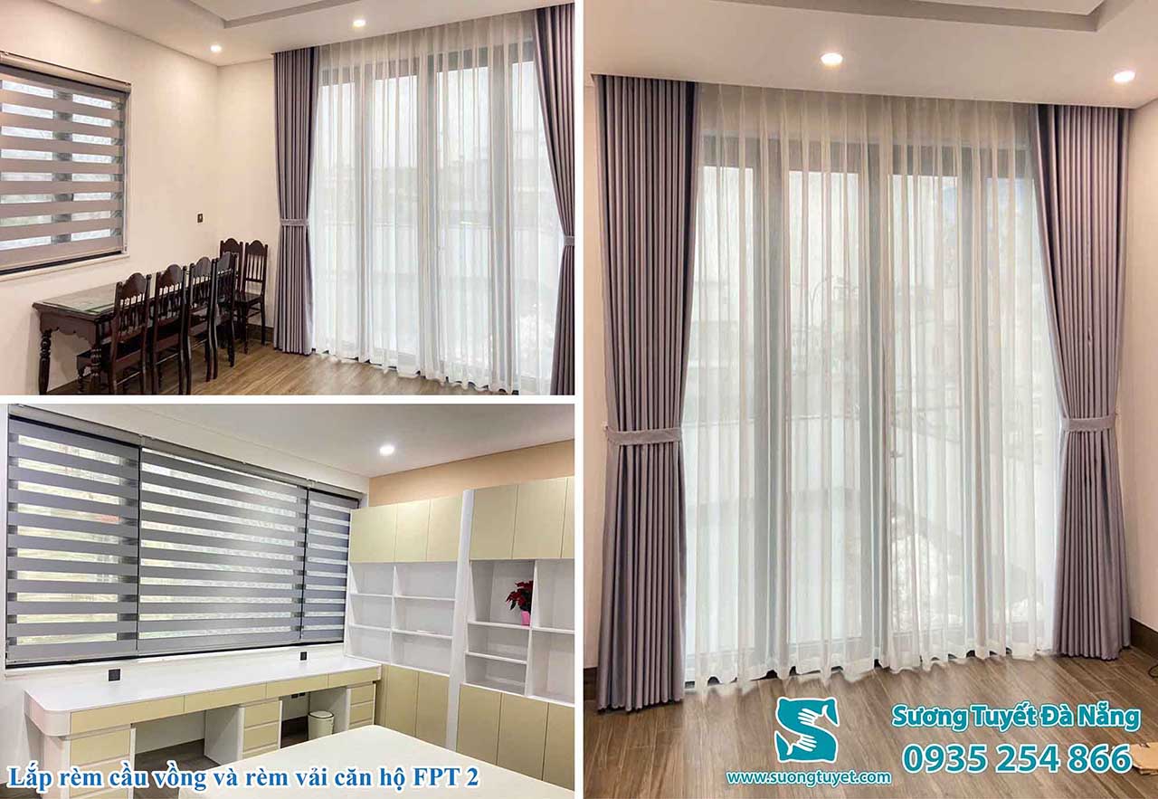 Kết hợp cùng rèm cầu vồng thì đem đến nguồn năng lượng mới.