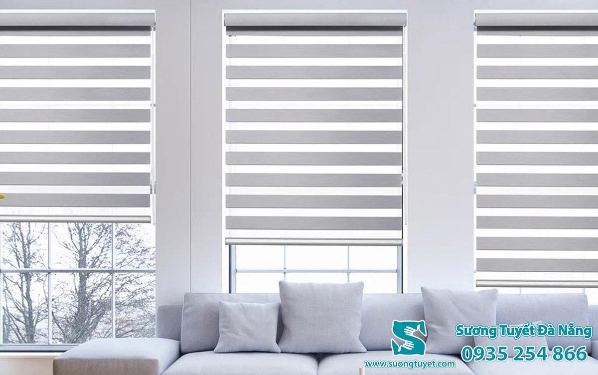 Màu ghi sáng sủa, tinh khôi cho phòng thêm tinh tế.