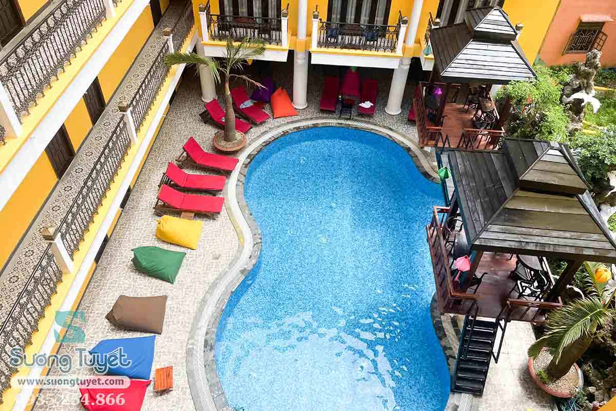 Không gian Home nhìn từ trên cao khá bắt mắt.