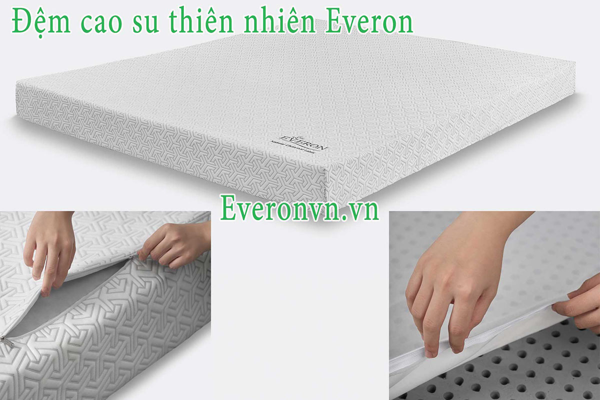 Nệm Everon Charcoal Latex đại lý Sương Tuyết
