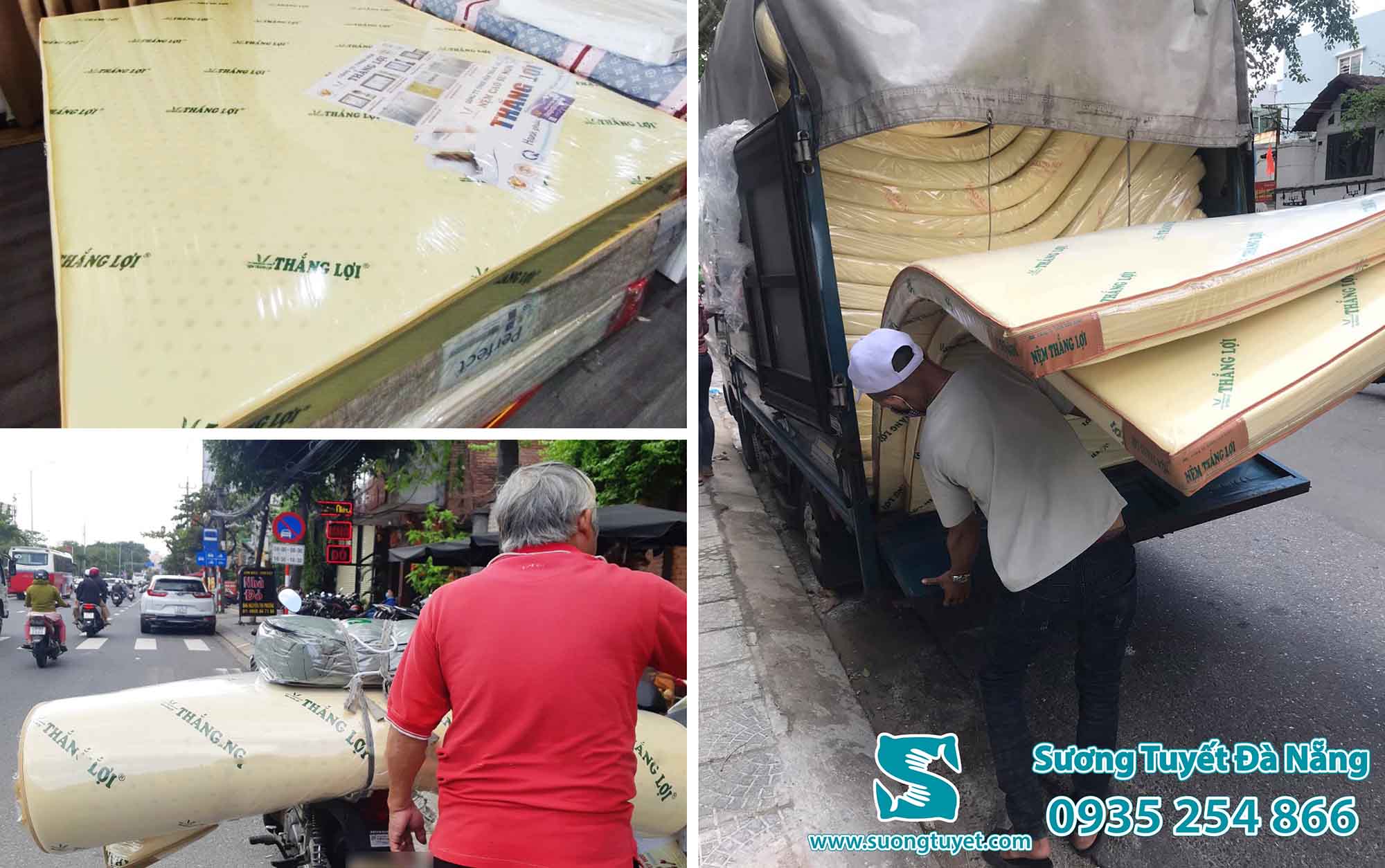 Hàng ngàn chiếc nệm Thắng Lợi đã được Sương Tuyết xuất xưởng.