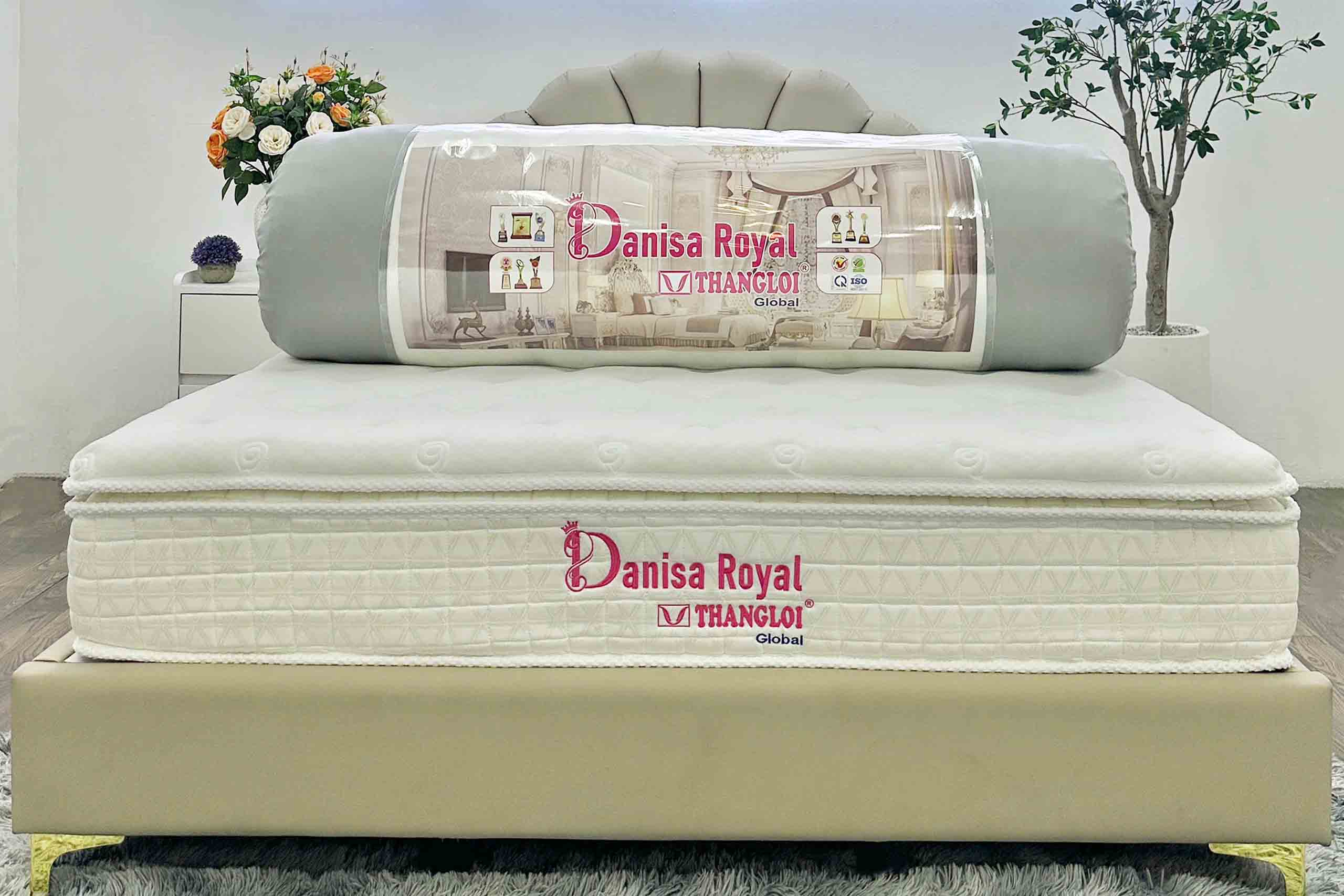 Nệm lò xo túi Thắng Lợi Danisa Royal cao 26cm.