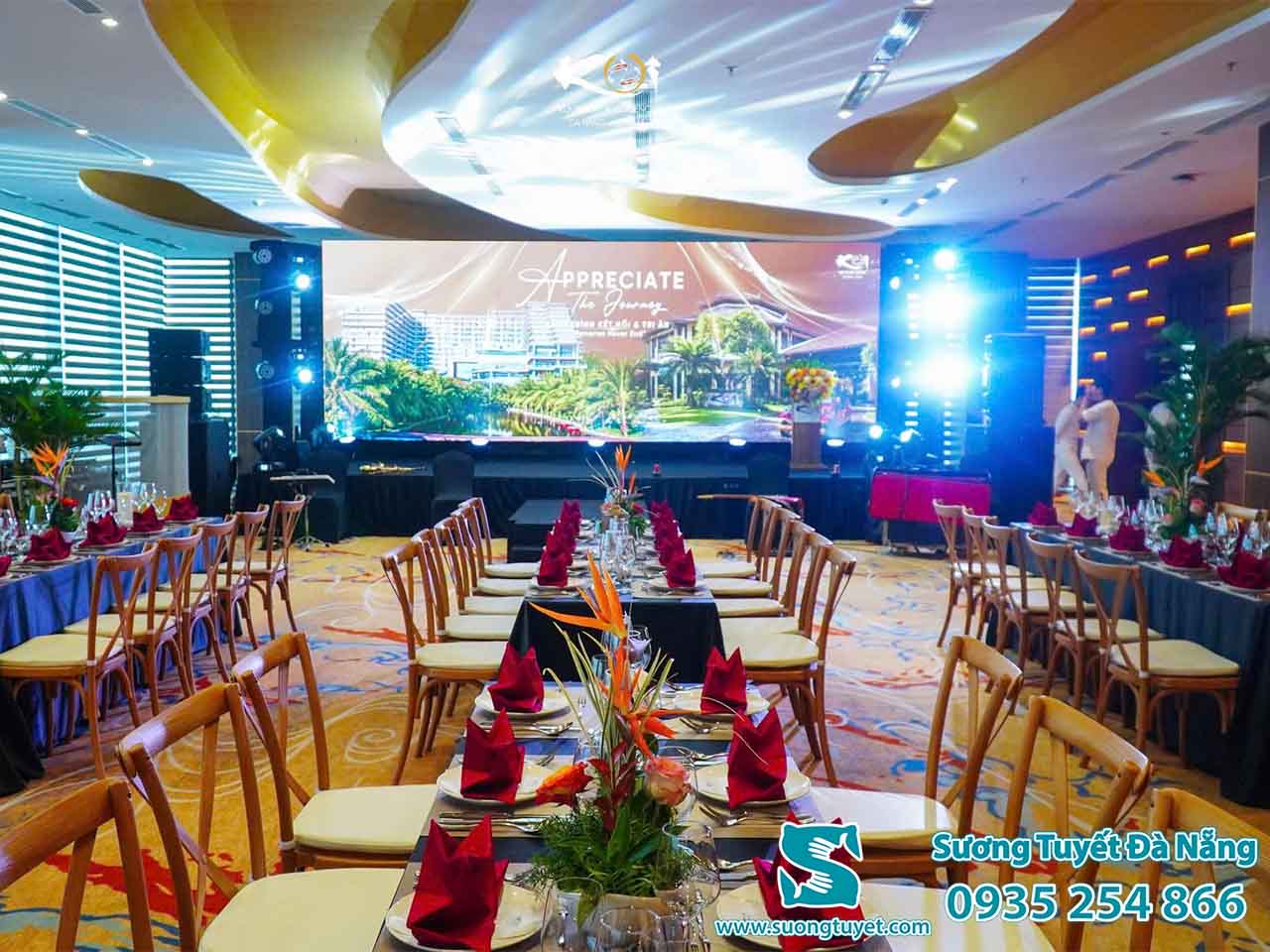 Sương Tuyết cung cấp khăn ăn cho sự kiện Gala Dinner tại Koi.