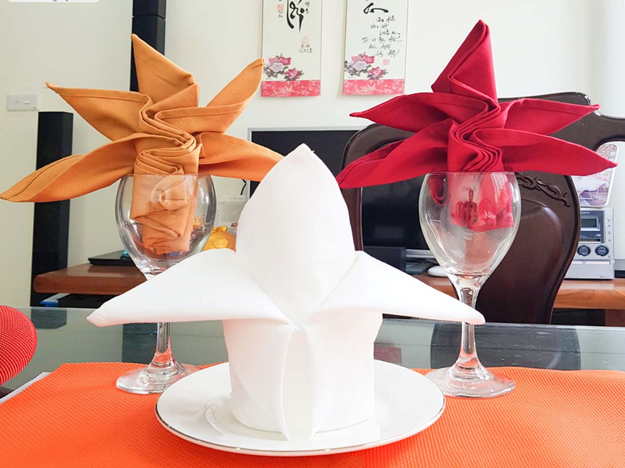 Mẫu khăn tay kaki đa dạng tại Sương Tuyết.