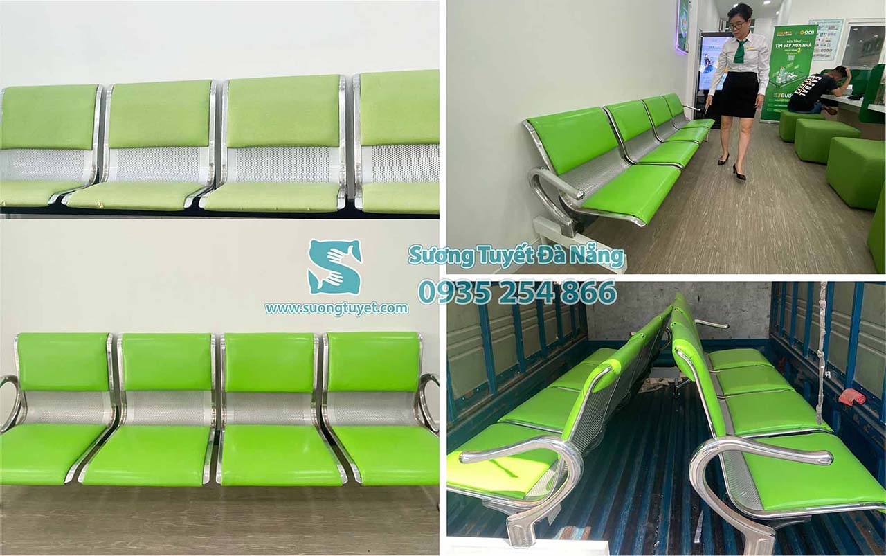 Sương Tuyết bọc ghế ngân hàng OCB chi nhánh Đà Nẵng.