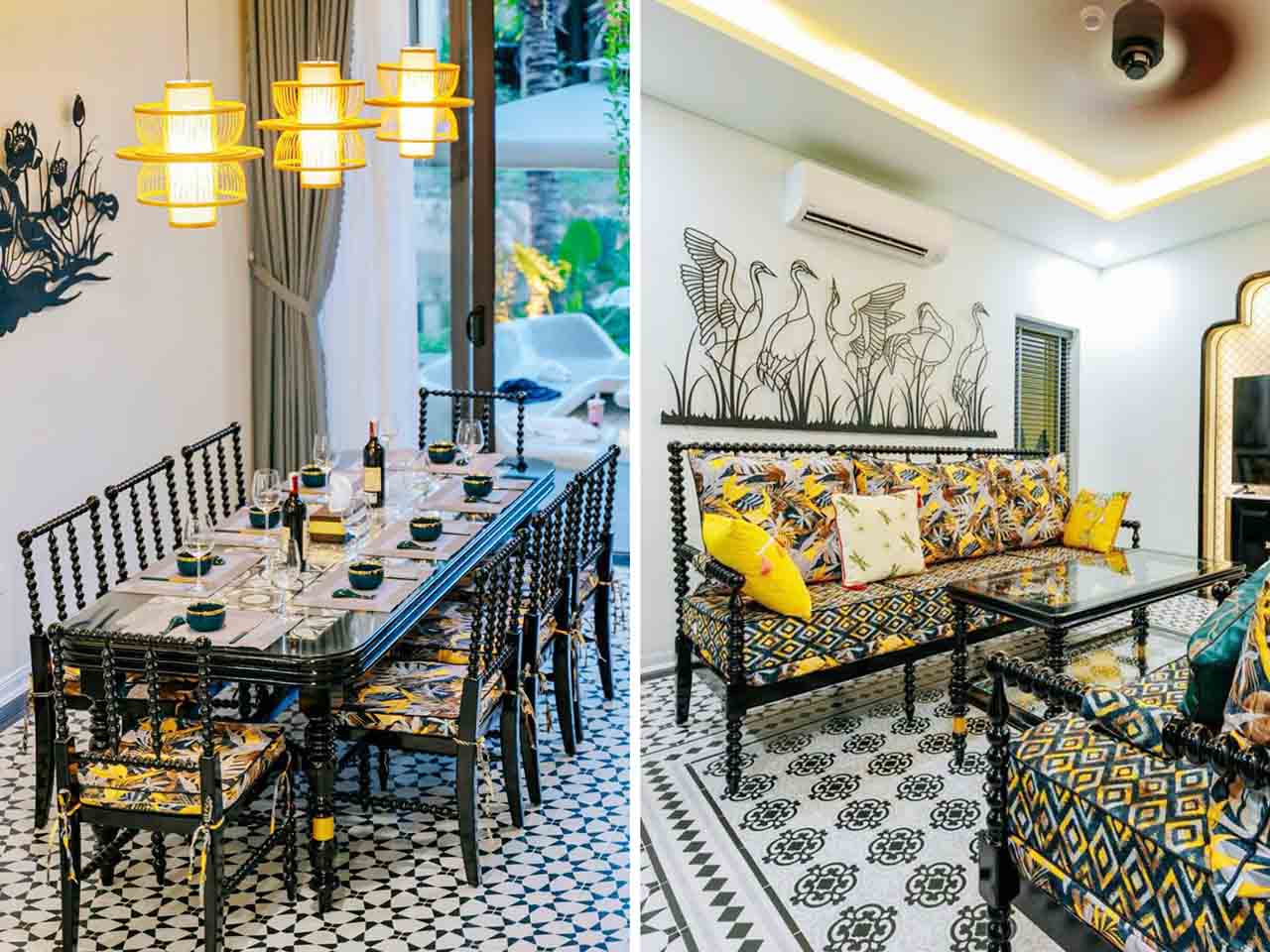 Đơn hàng nệm ghế cao cấp cung cấp cho Casamia Hội An