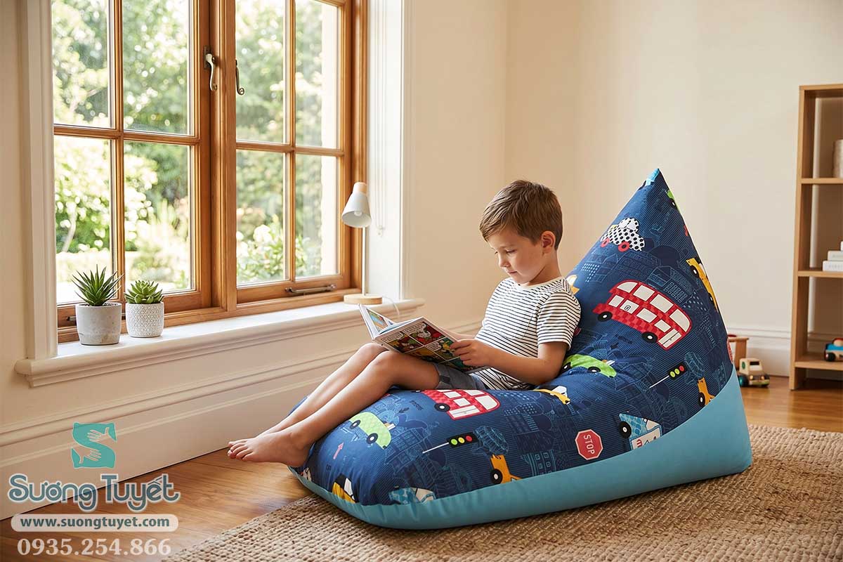 Họa tiết sinh động trên nền vải Cotton Modal lạnh giúp tản nhiệt cực nhanh trong mùa hè.