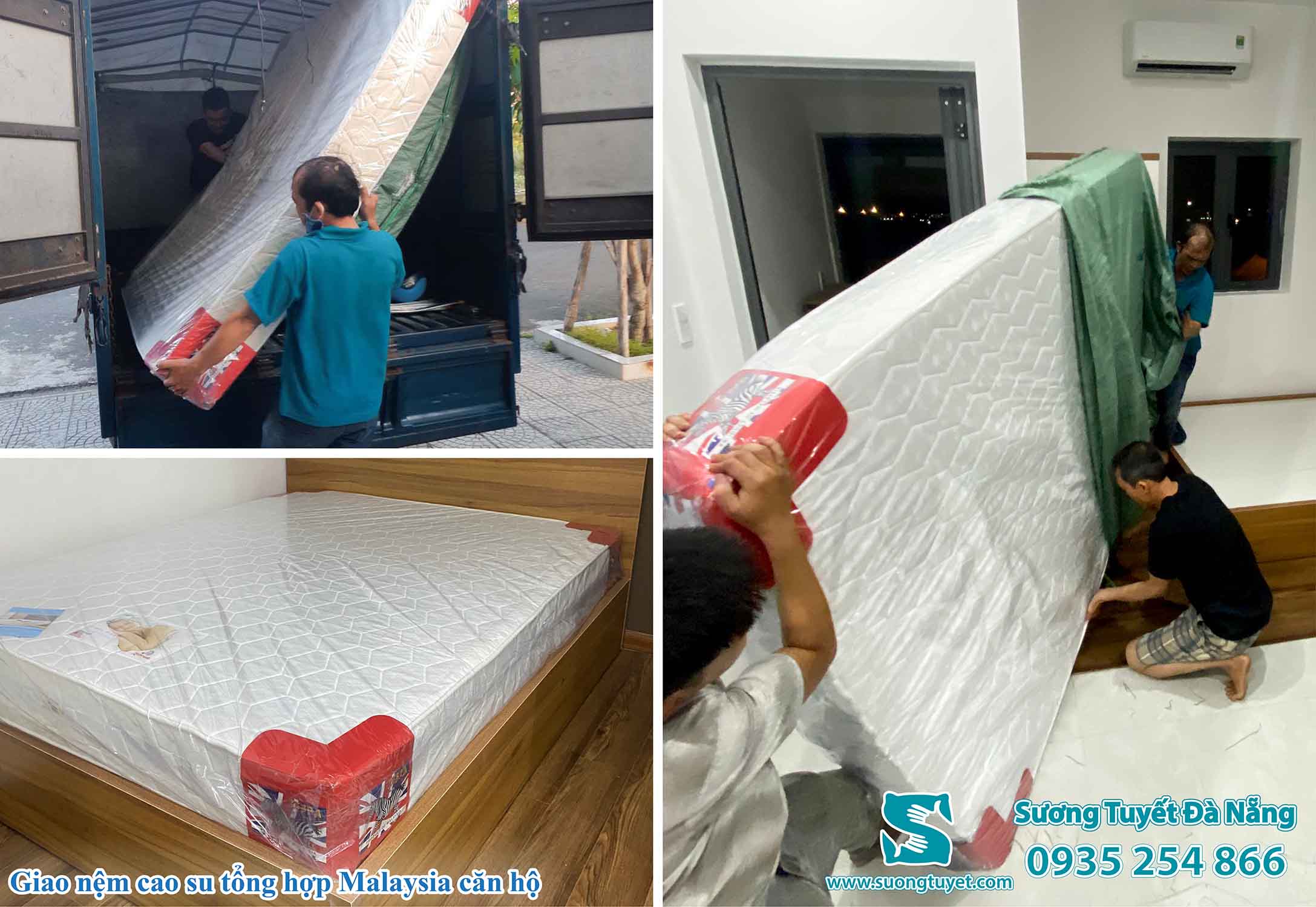 Nệm cao su tổng hợp Malaysia.