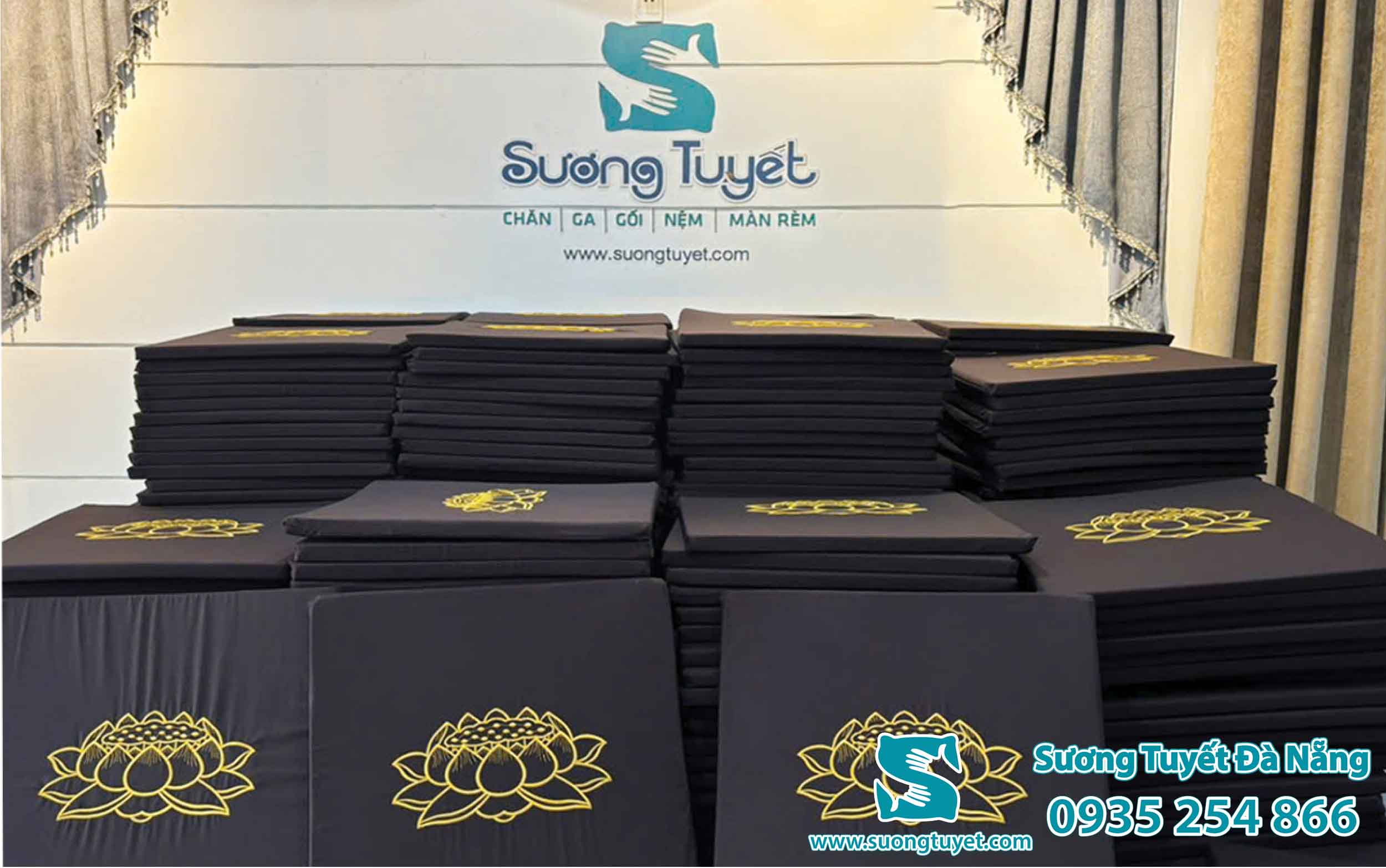 Nệm ghế sự kiện Núi Bà Đen Sun Group.