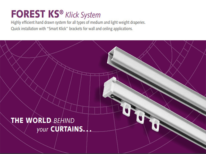 Thanh treo rèm Forest đang được phân phối rộng rãi tại Việt Nam.