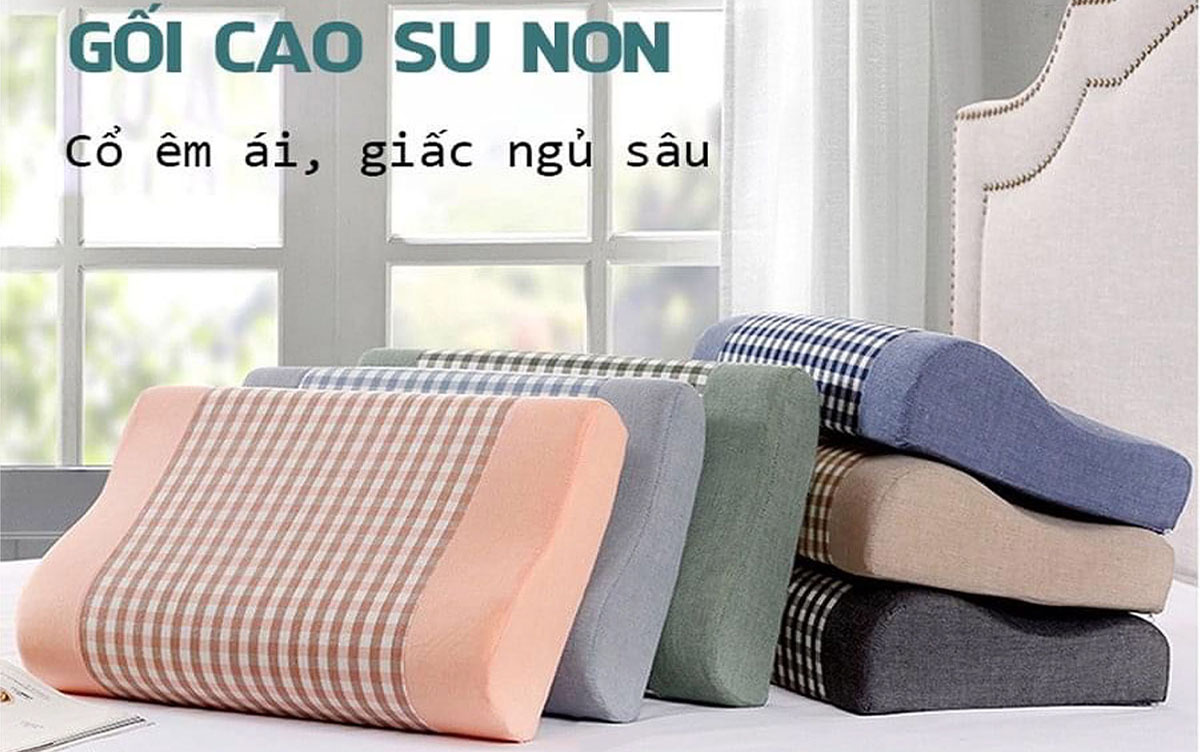 Gối cao su non trợ cổ được hàng nghìn người Việt săn đón.