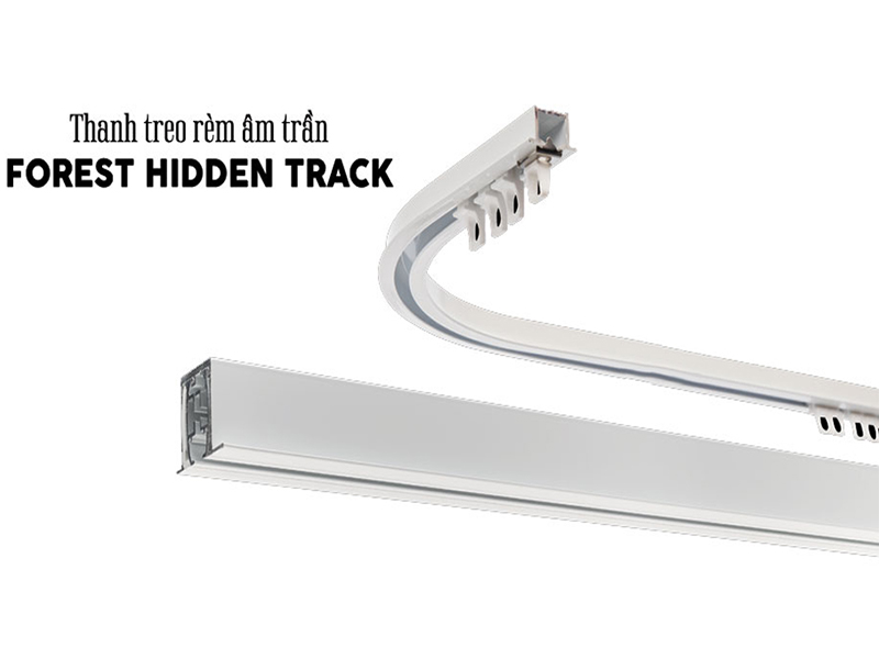 Có thể lựa dòng ray thẳng hoặc ray cong tùy loại.