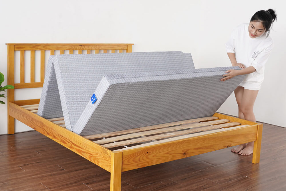 Đệm bông càng cứng thì giá sẽ càng cao, bền và nâng đỡ tốt.