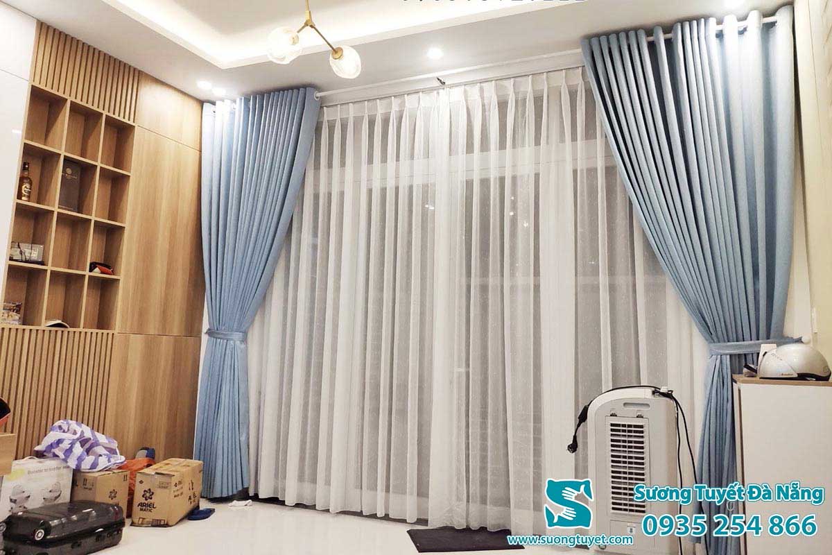 Rèm ore đơn giản, giá rẻ mà phù hợp mọi không gian.
