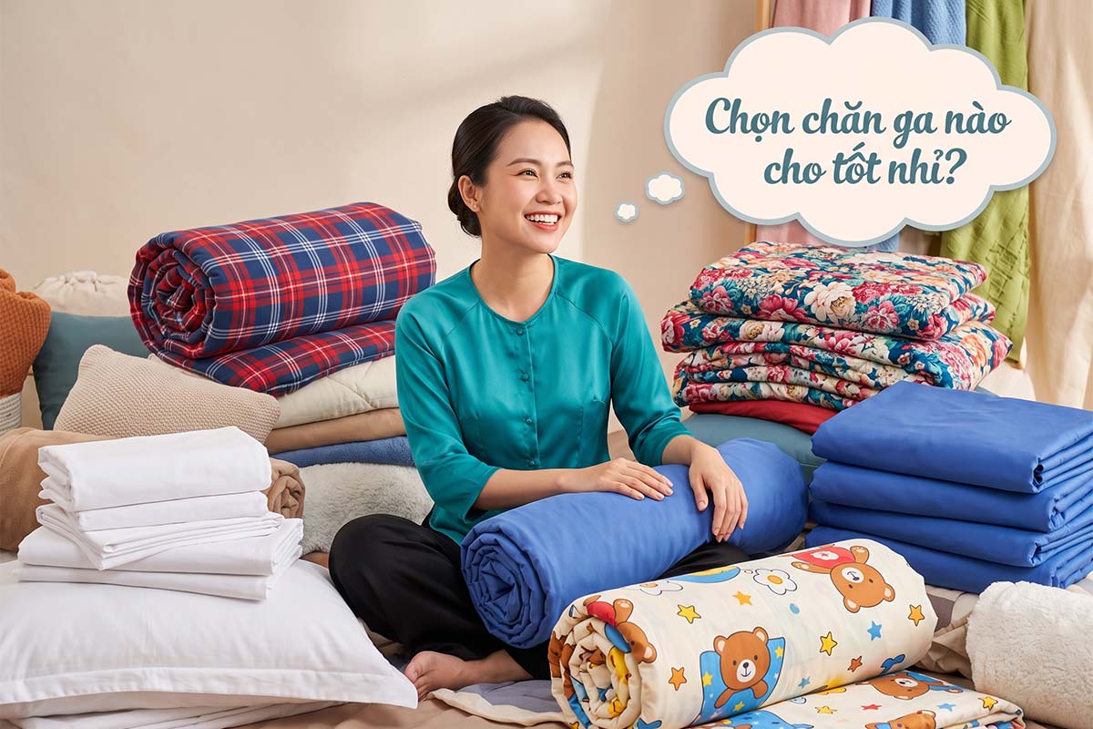 Bạn đã biết cách phân biệt các loại chăn ga chưa nè?