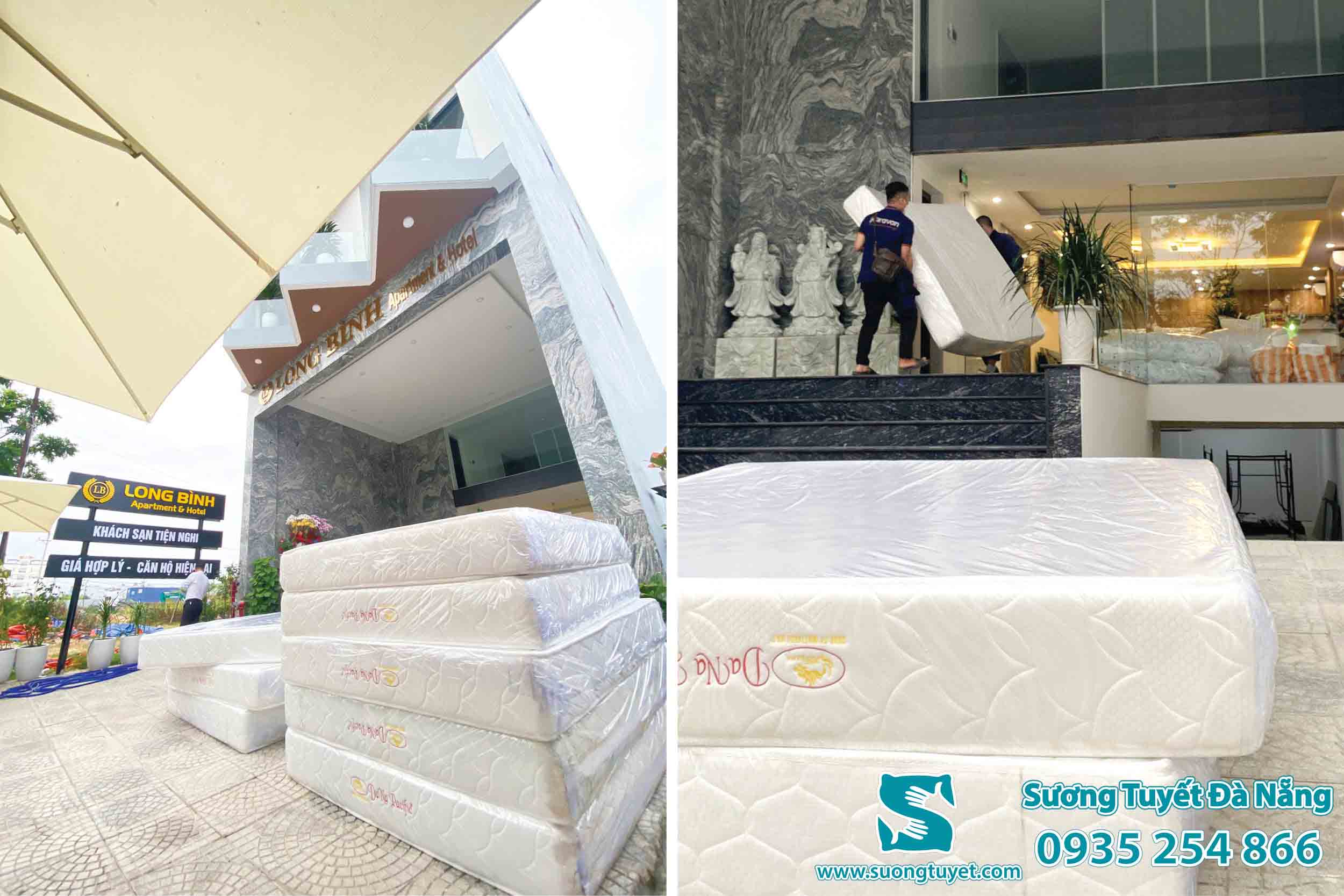 Nệm khách sạn thường có độ dày từ 20-30cm để đảm bảo sự nâng đỡ cho du khách trong và ngoài nước.