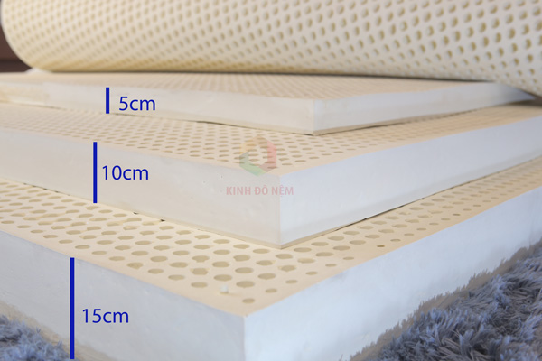 Bạn nên cân nhắc chọn độ dày nệm phù hợp cho gia đình.