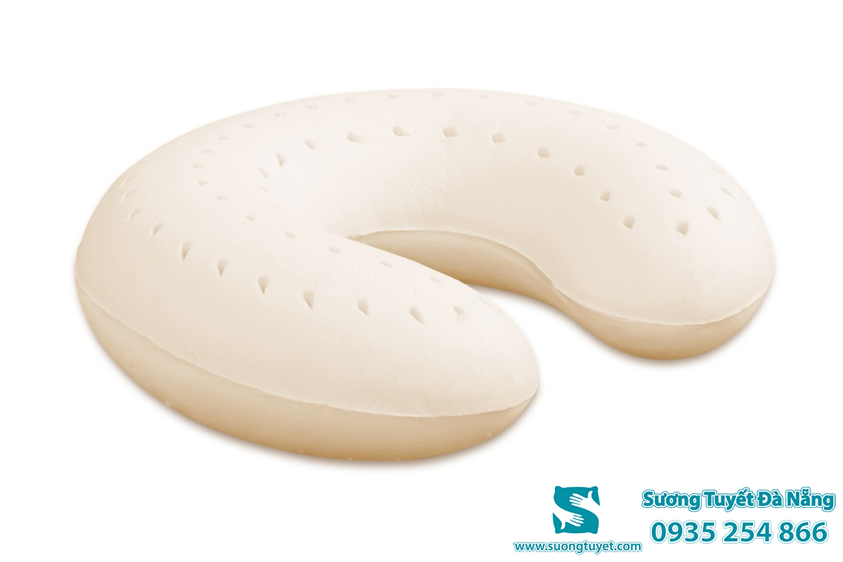 Ruột gối cao su thiên nhiên nặng, cứng, giá cao nhưng rất bền bỉ.