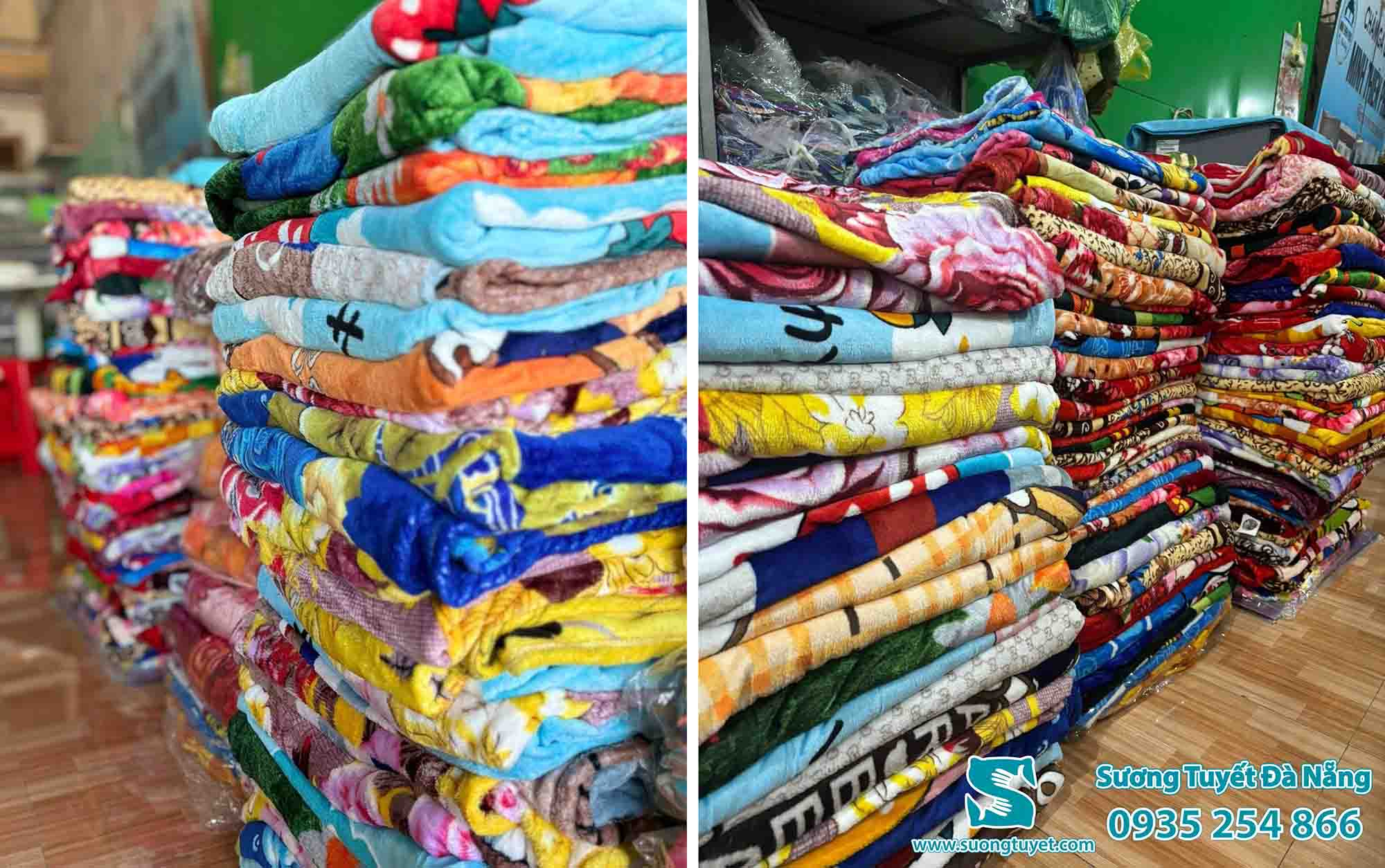 Chăn nỉ tuy mỏng nhưng rất ấm, phù hợp để chống rét ở các đợt tạm thời.