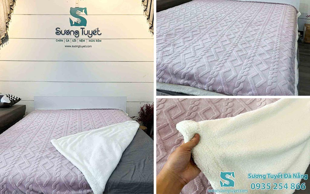 Mẫu chăn lông cừu 1.