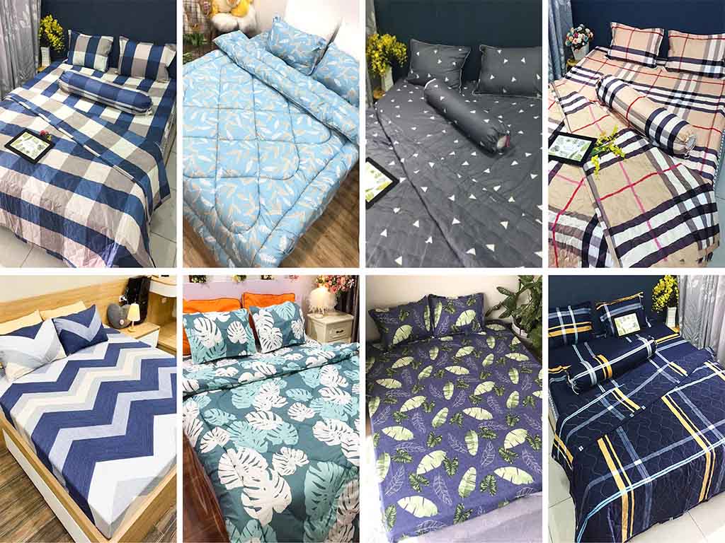 Chăn ga poly gần như là rẻ nhất trên thị trường hiện tại.