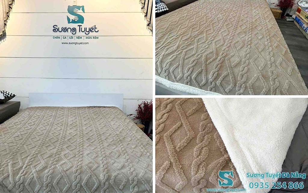 Mẫu chăn lông cừu 3.