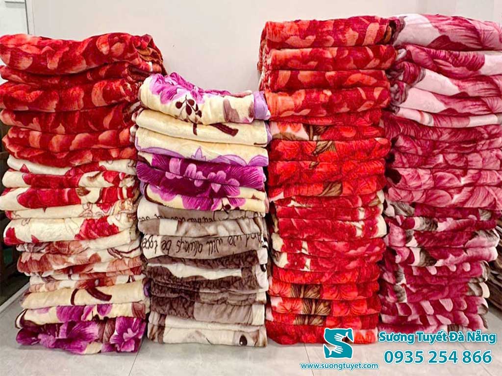 Kho mền Sương Tuyết cung cấp mền lông 3kg, 5kg, 7kg đa dạng.