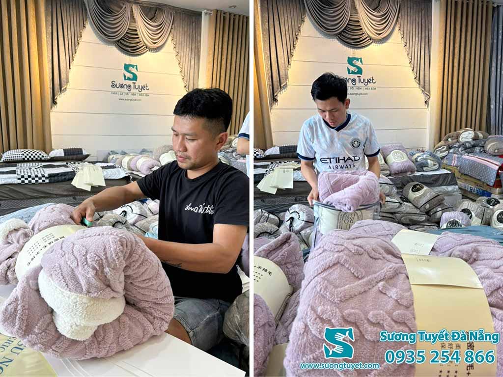 Tổng kho chăn mền Đà Nẵng giá rẻ.