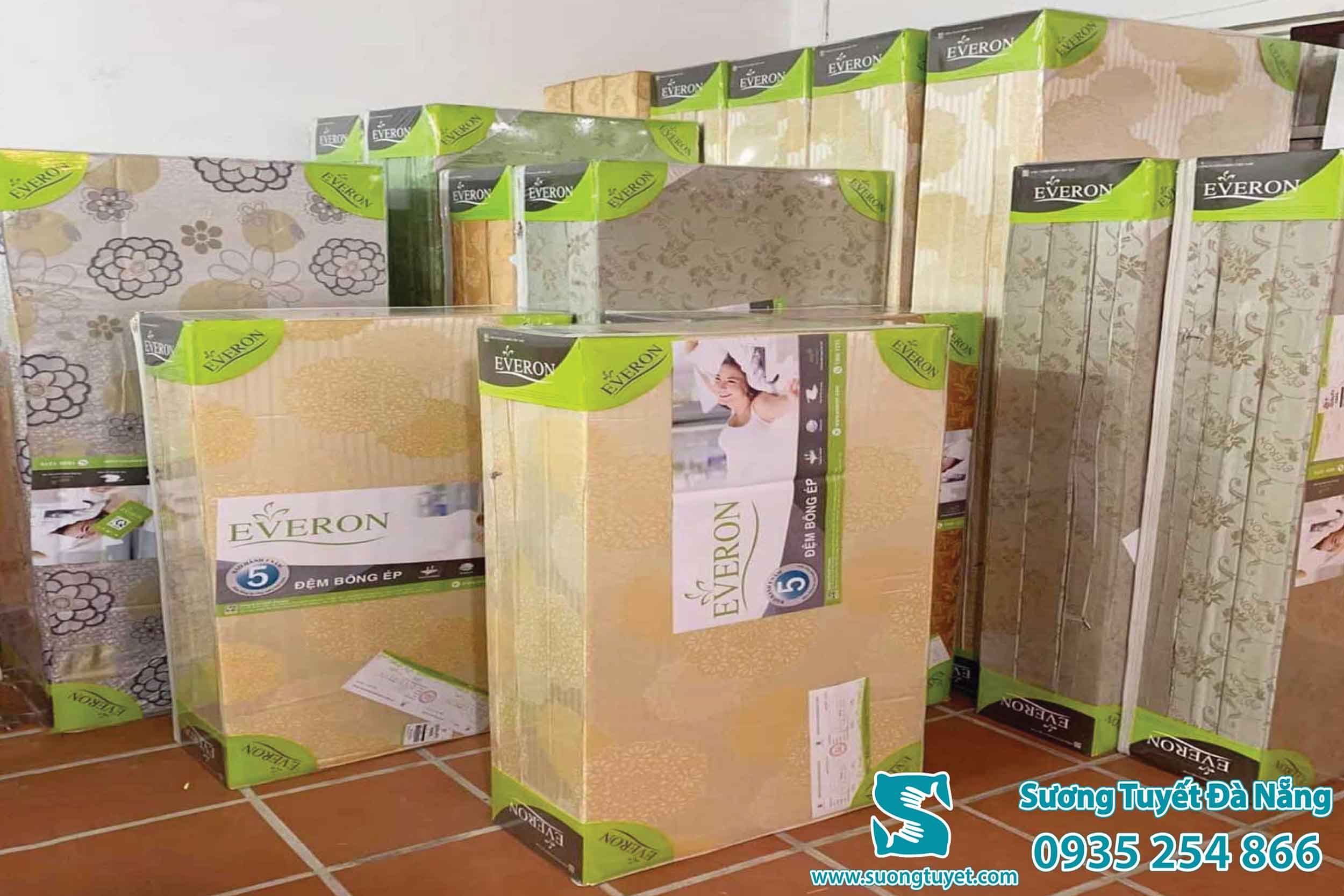 Đệm bông ép Everon là dòng nệm gấp hàng đầu Việt Nam.