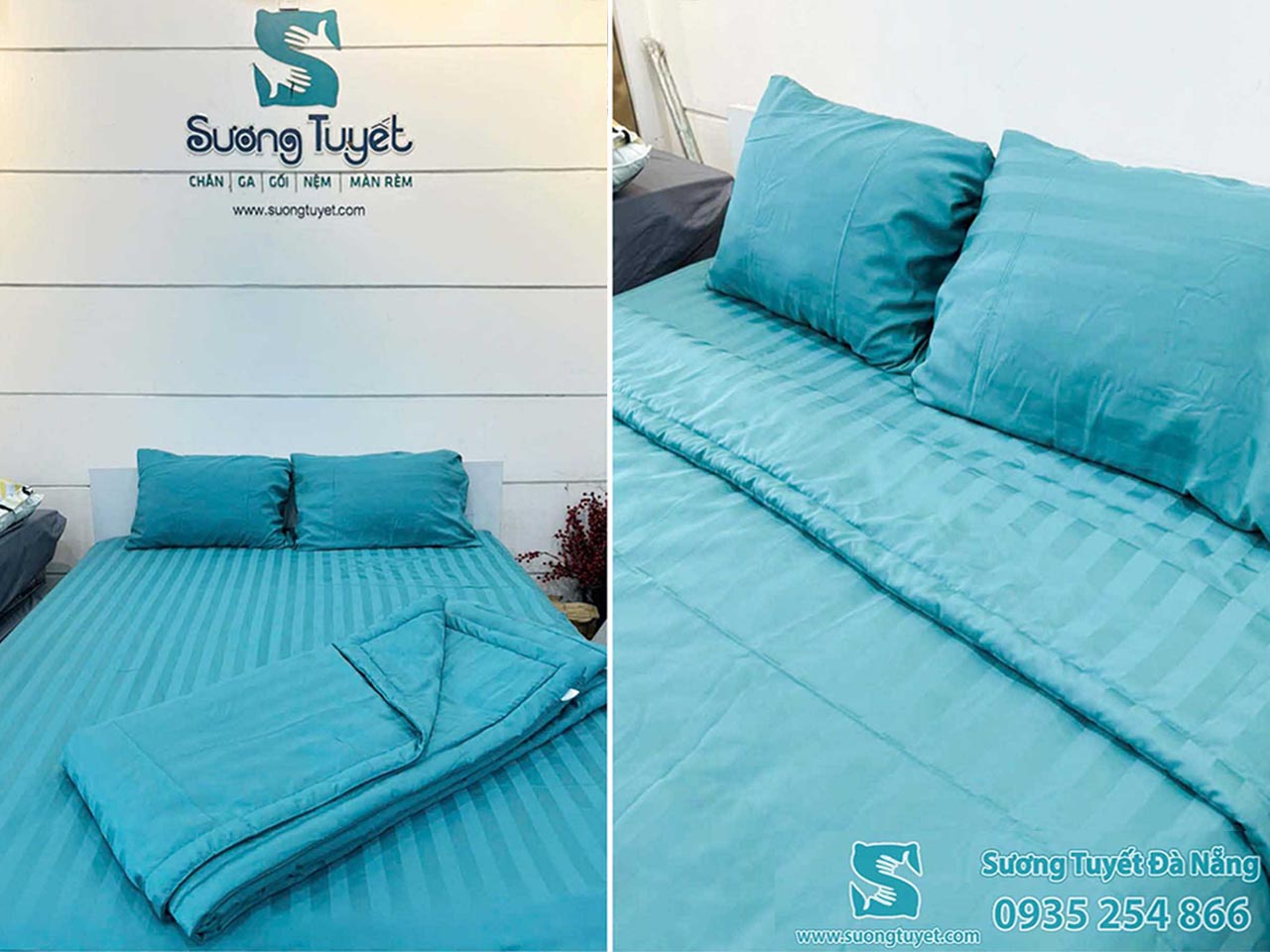 Chăn ga nhà nghỉ, home stay giá rẻ Sương Tuyết