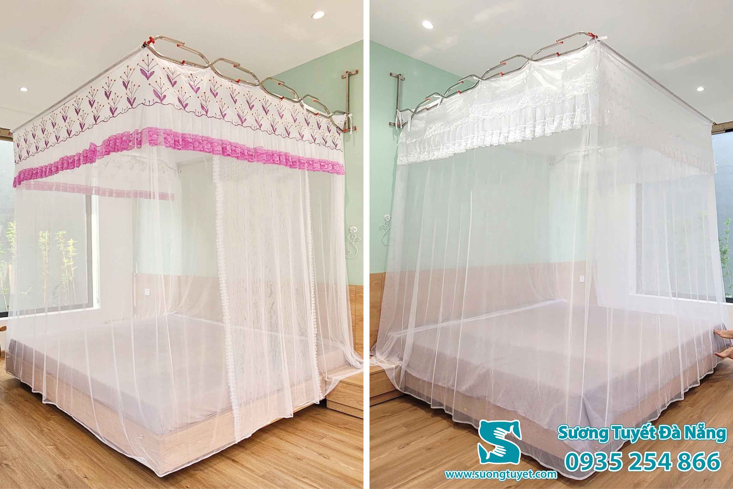Mùng khung xếp xương cá đang rất được người dùng ưa chuộng.